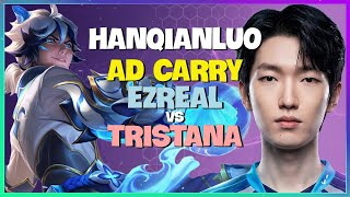 HanQianLuo Ezreal : Kỹ Năng ĐỈNH CAO Hủy Diệt Tristana Rank Thách Đấu - Vietsub