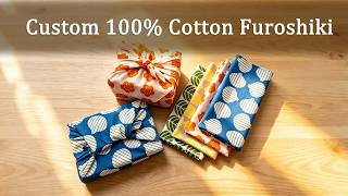 Custom 100% Cotton Furoshiki Production Process | Japanese Textile OEM Digital Printing Factory