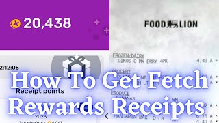 How To Get Your Fetch Rewards Receipts