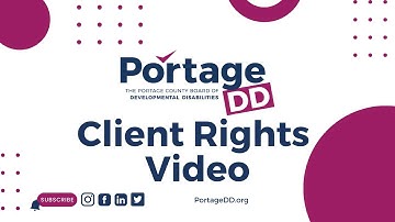Portage County Board of Developmental Disabilities Client Rights Video