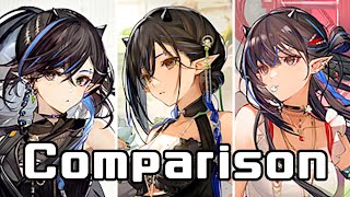 Blacknight Comparison | Arknights/明日方舟 ブラックナイトのコーデ比較