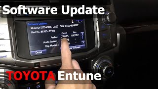 How To Update Toyota Entune Audio System Software - Toyota 4Runner Radio Firmware Update