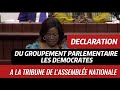 Dclaration  la tribune  de lassemble nationale du groupe parlementaire ld  crise bninniger