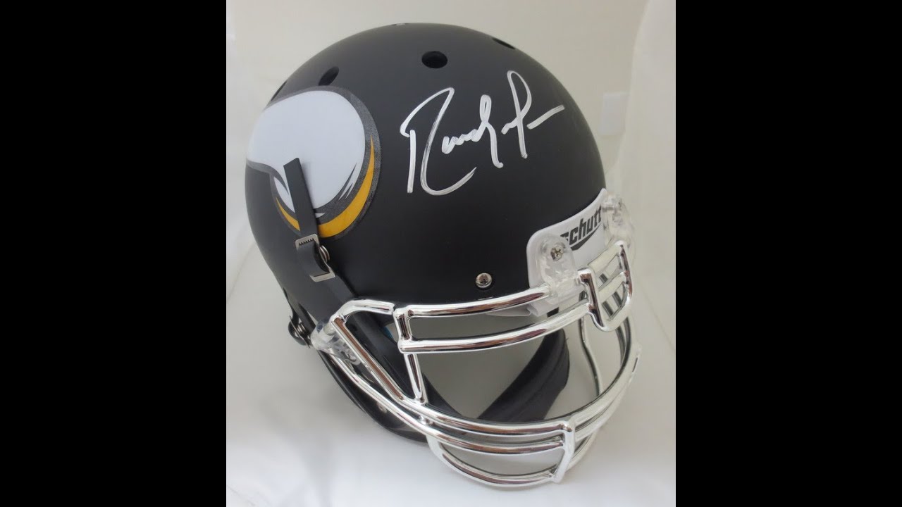 Custom Football Helmets for Autographs Chrome, Black Matte YouTube