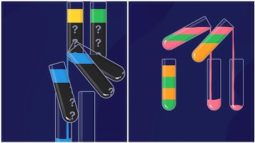Water Sort Get Color Walkthrough , ios Gameplay Simulator Think Brain Puzzle Android Games