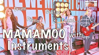 MAMAMOO with Instruments (Mostly with drum, yeah, different types of drum) 마마무