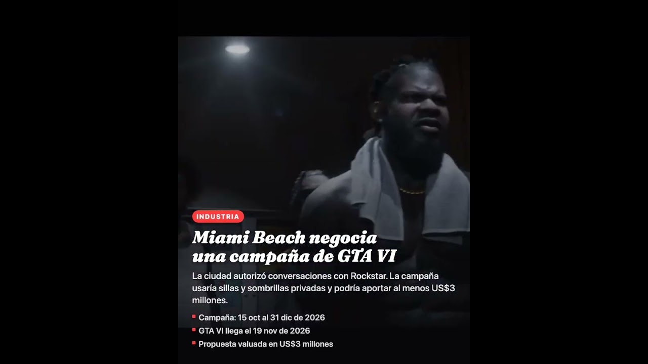 Miami Beach negocia una campaña de GTA VI