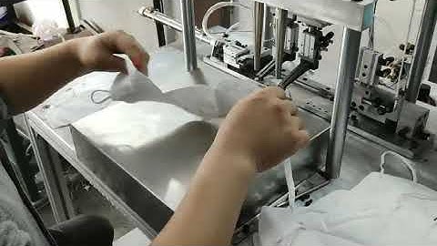 Ear loop Elastic band Ultrasonic welding machine