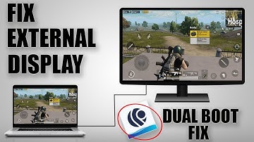 how to fix external monitor resolution in phoenix os / prime os ( Dual Boot ) ✔