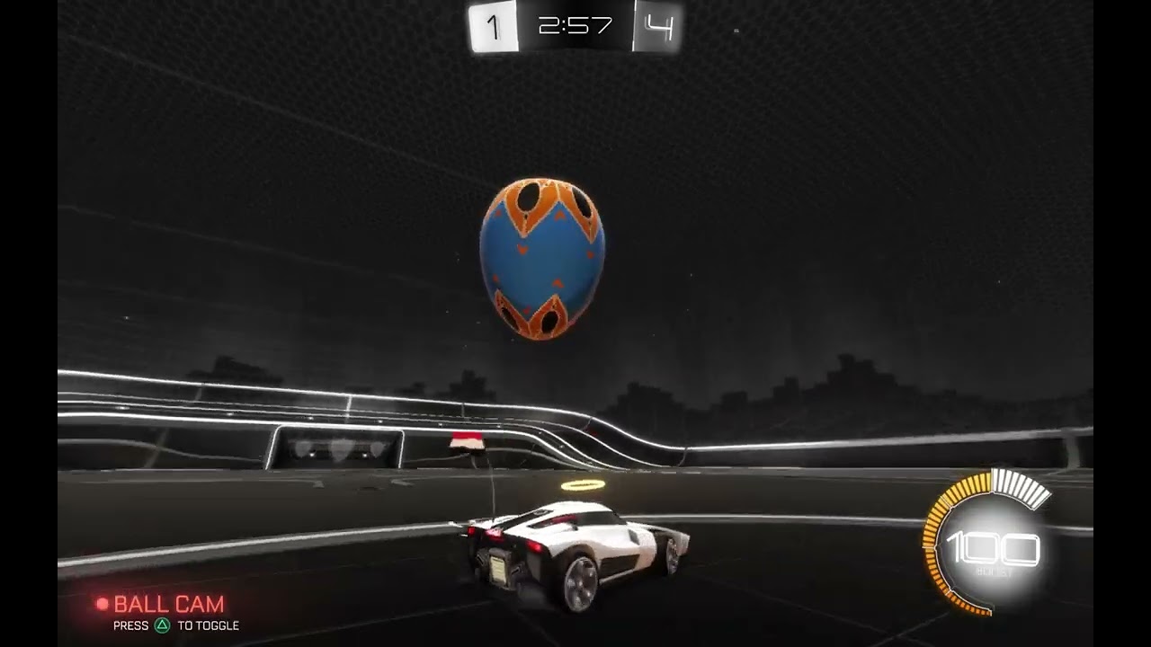 Playing Rocket League with ben and reuben( 1v 2 game