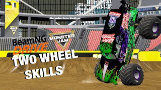 Monster Jam BeamNG. Drive | Two Wheel Skills Compilation!