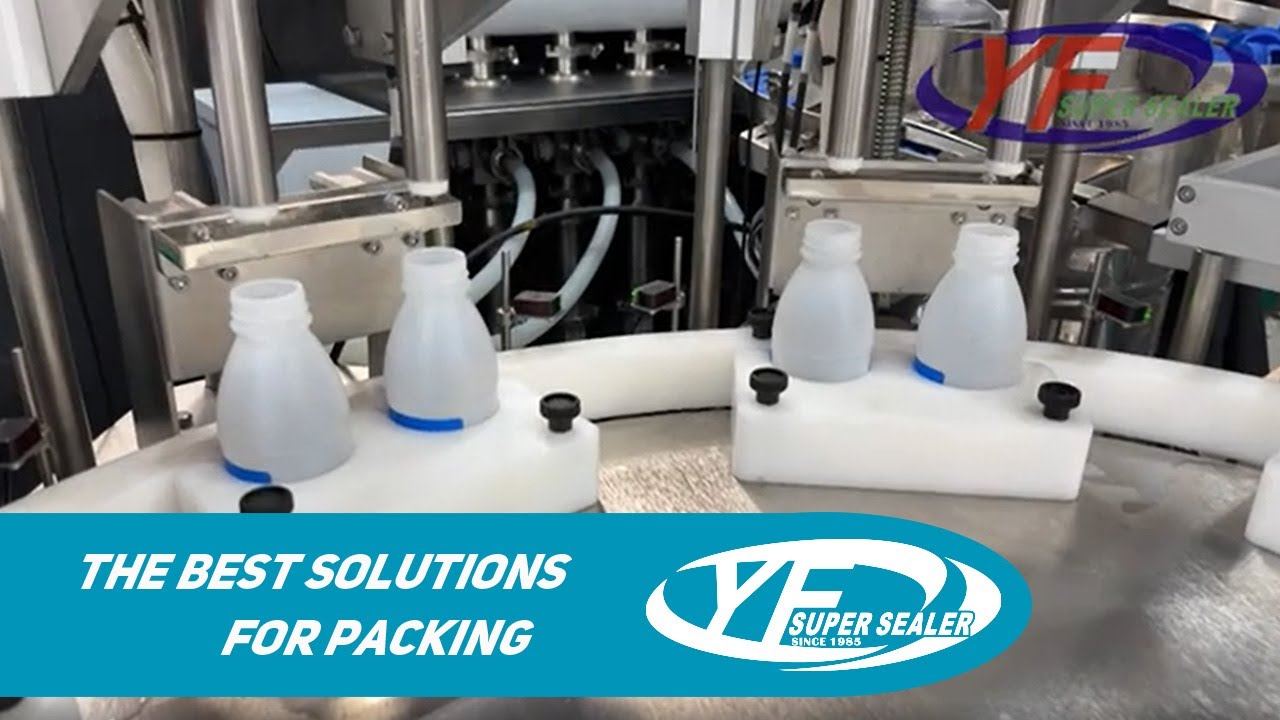 Automatic Rotary Bottle Filling And Capping Machine / Bottle | 80M2D8 | YF-SUPER SEALER