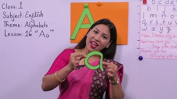 11. Class 1 । English । Lesson 16 । Alphabets ।