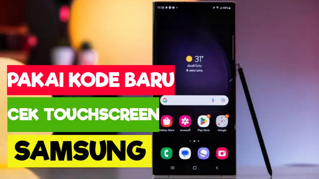 Cara Cek Touchscreen LCD Samsung Pakai Kode Terbaru - YouTube