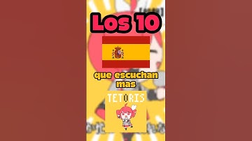 Paises hispanos que escuchan más TETORIS #kasaneteto #teto #hatsunemiku #miku #vocaloid #utau