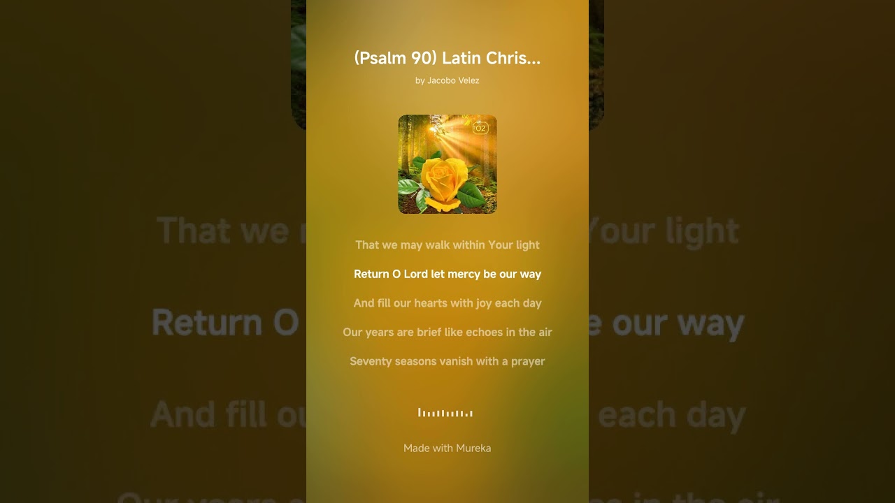 (Psalm 90) Latin Christian Freestyle Dance Mix