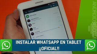 Cómo instalar la aplicación oficial de WhatsApp en tu Tablet Android screenshot 4