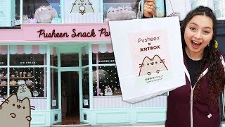 I went to a New PUSHEEN Snack Parlor Cafe in Brighton, England!