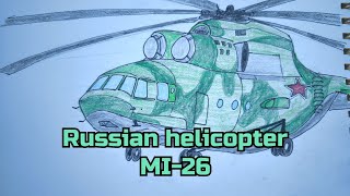 How to Draw | Russian Helicopter MI-26