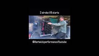 2 stroke V8 running!!! #2stroke #v8 #engine
