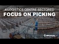 Picking: A logistics centre sectored in different areas