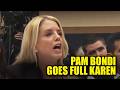 WATCH: Pam Bondi Goes FULL KAREN in Chaotic Hearing Over Epstein Files
