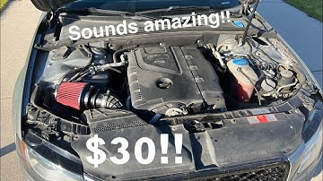AUDI A4 K&N PERFORMANCE INTAKE