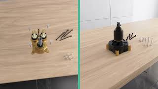 How to install the hansgrohe iBox universal 2 adapter plate