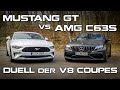 Mustang GT vs AMG C63S - Duell der V8 Coupes