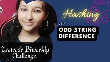 2451. Odd String Difference || Leetcode Easy || hashing || CPP