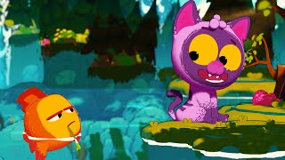 協力2人プレイ・猫と魚アクション『River Tails: Stronger Together