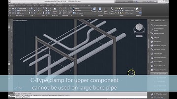 Plant 3D Parametric Hanger Rod Supports