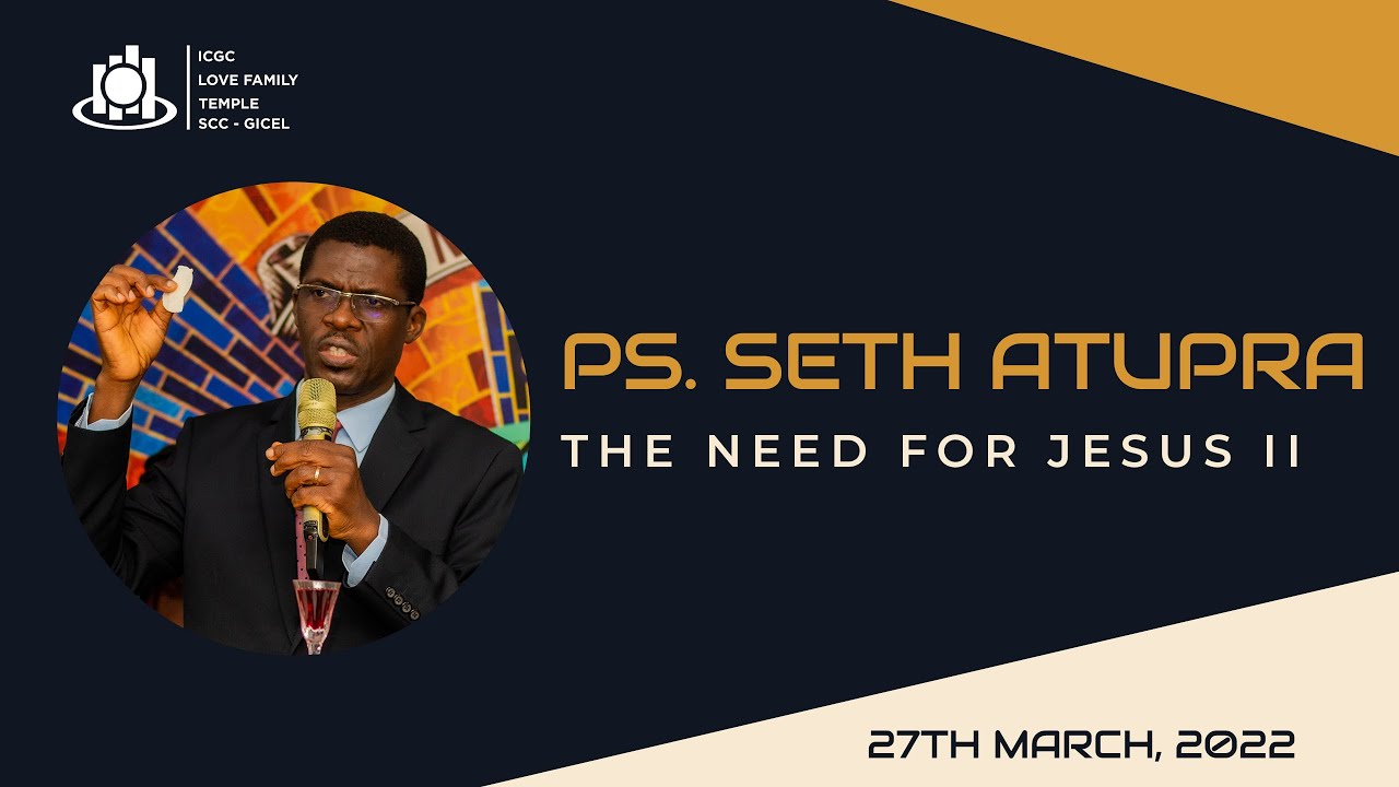 THE NEED FOR JESUS II