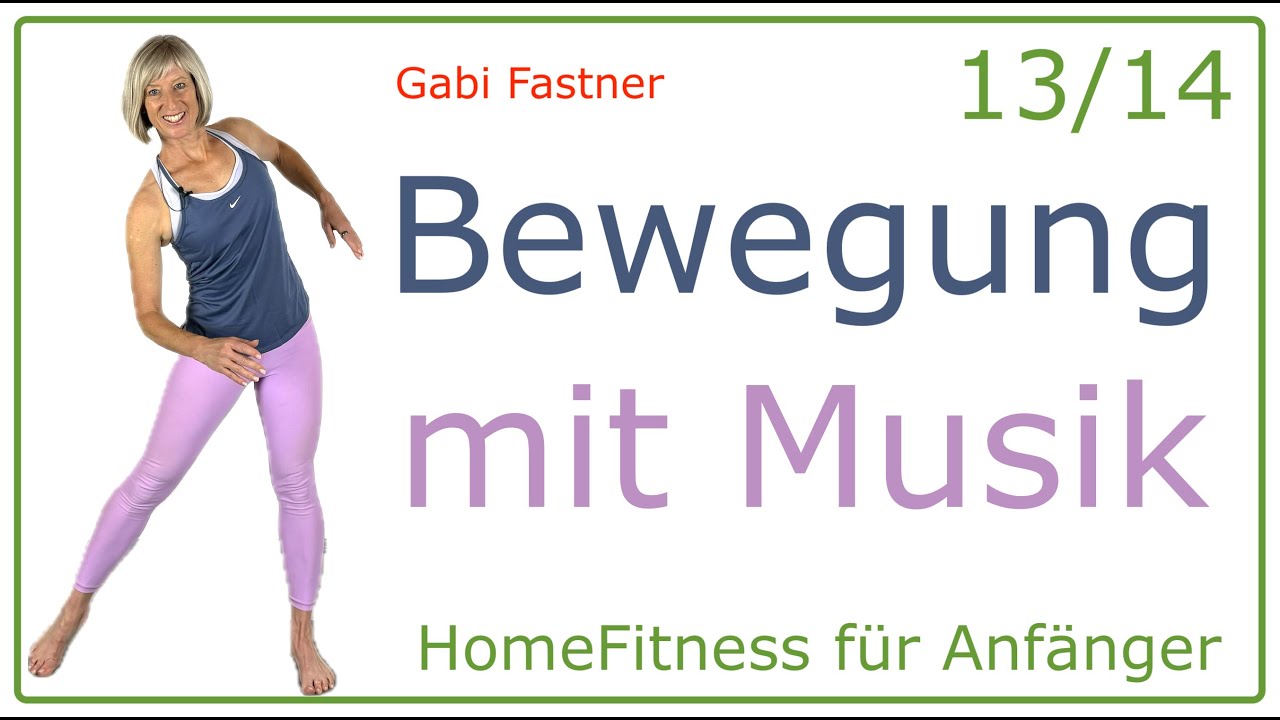 13/14 🍏 33 min. Bewegung mit Musik | Cardiotraining mit verschiedenen Musikstilen, ca. 3300 Schritte