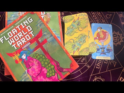 FLOATING WORLD TAROT || UNBOXING,FLIPTHROUGH & FIRST IMPRESSIONS