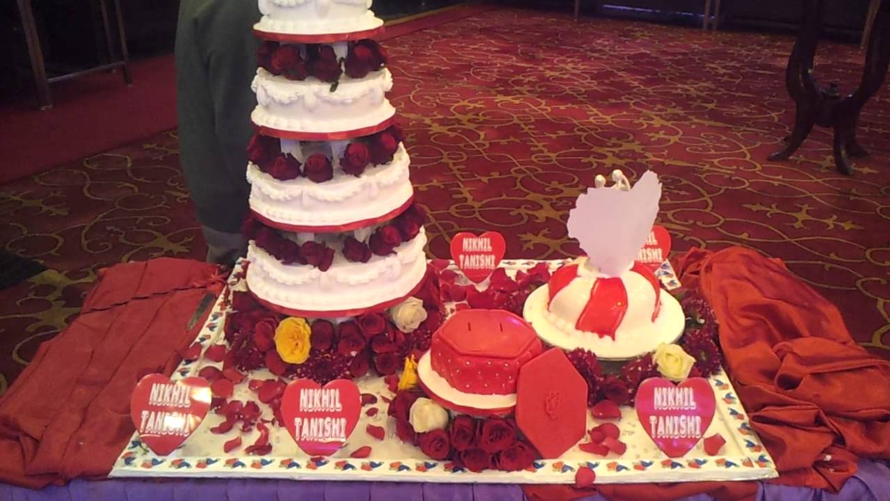 Ring ceremony cake from Gaurav Pastry Palace YouTube