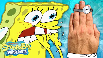SpongeBob Can't Stop Biting His Nails! 😬 | SpongeBob's Bad Habit
