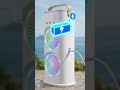 Portable Mini Air Cooler Fan with Mist Spray #portable #usb #fan #spray #shorts