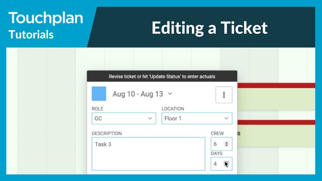 Editing a Ticket - YouTube