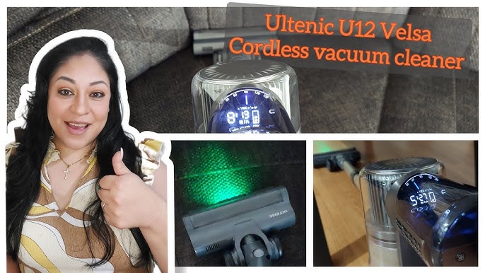 With the Ultenic U12 Vesla Cordless Vacuum for a deep clean 💨 Ultenic  GreenEye™ Technology reveals microscopic dust on your floor. Make…