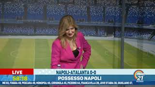 NAPOLI-ATALANTA 1-0 GOL KVARATSKHELIA - REACTION