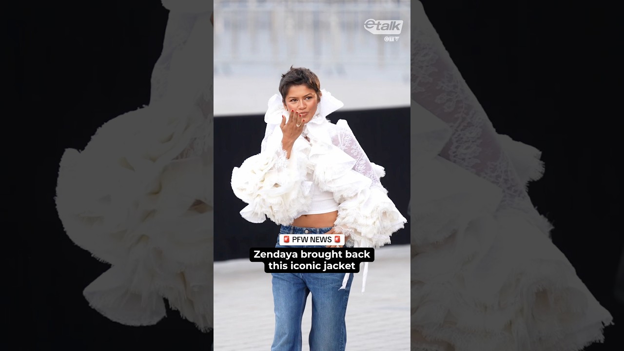 Zendaya re-wore this Louis Vuitton jacket
