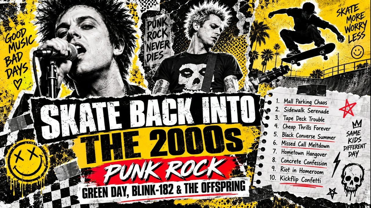 Skate Back Into the 2000s - Punk Rock | Green Day, Blink-182 & The