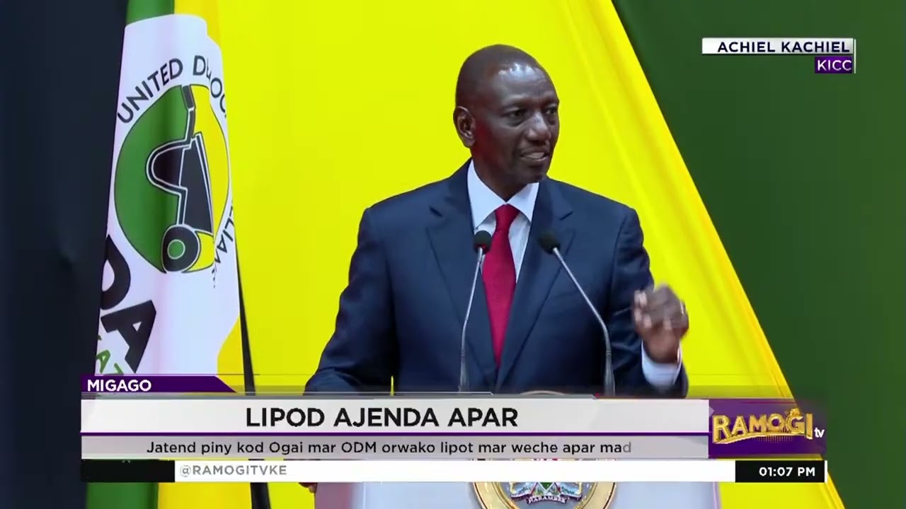 Jatend piny kod Ogai mar ODM orwako lipot mar weche apar madito