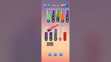 Water sort level 35 solution | how to play water sort level 35