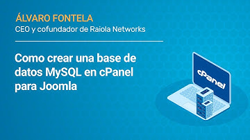 Como crear una base de datos MySQL en cPanel para Joomla