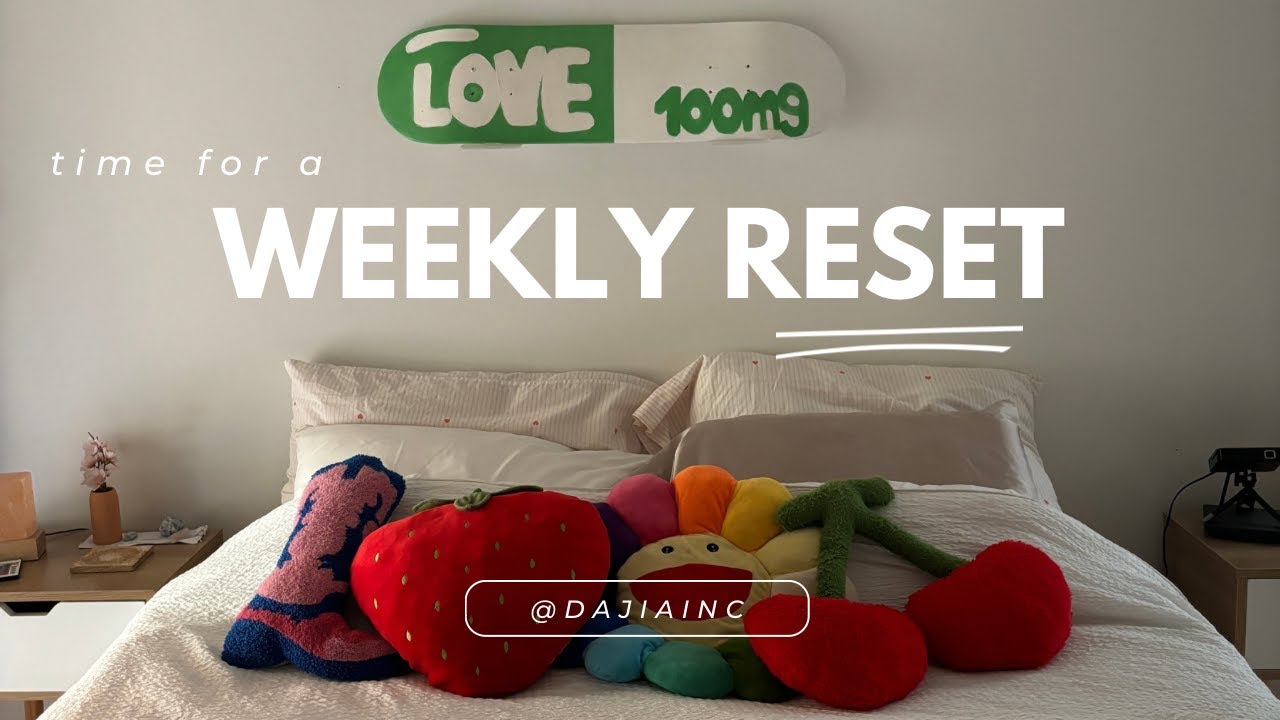 the perfect WEEKLY reset routine - YouTube