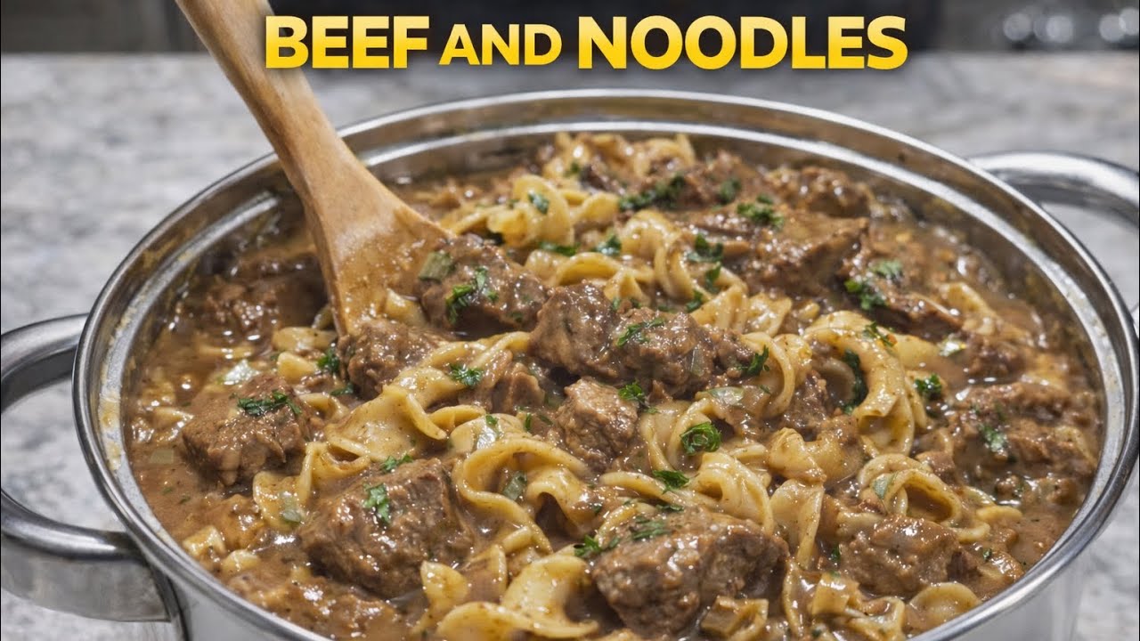 How to Make Beef and Noodles | Easy Comfort Food Recipe