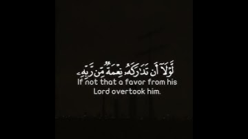 {فَاصْبِرْ لِحُكْمِ رَبِّكَ وَلَا تَكُن كَصَاحِبِ الْحُوتِ}،سورة القلم، القارئ إسلام صبحي،،