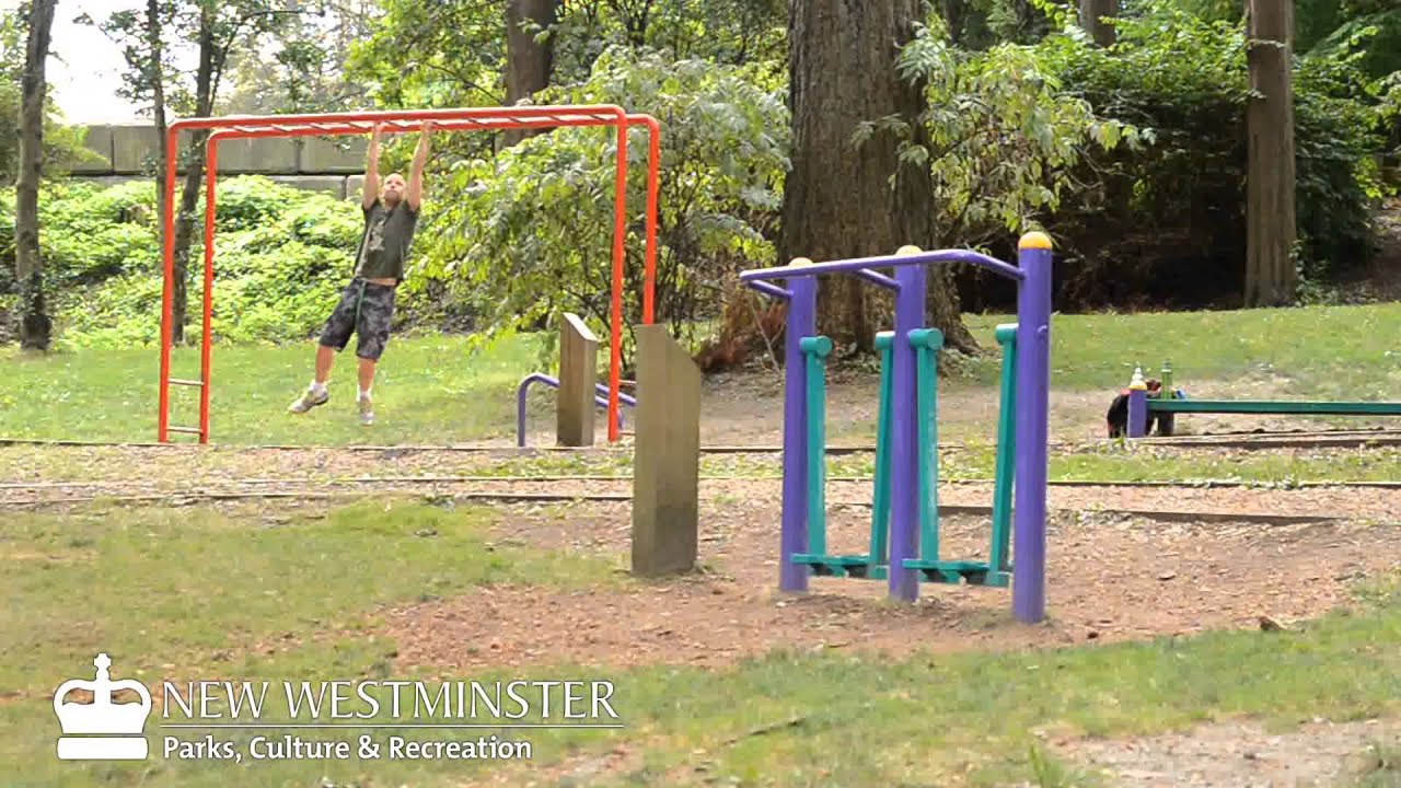 City of New Westminster Queen's Park   Outdoor Fitness
